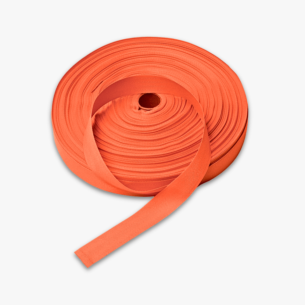 Twill Tape Polyester Orange 14 20mm - Ragland Fabrics