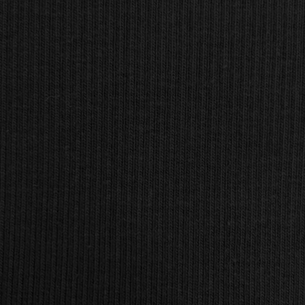 Ribbing 2x1 | Collars & Cuffs | Black - Ragland Fabrics