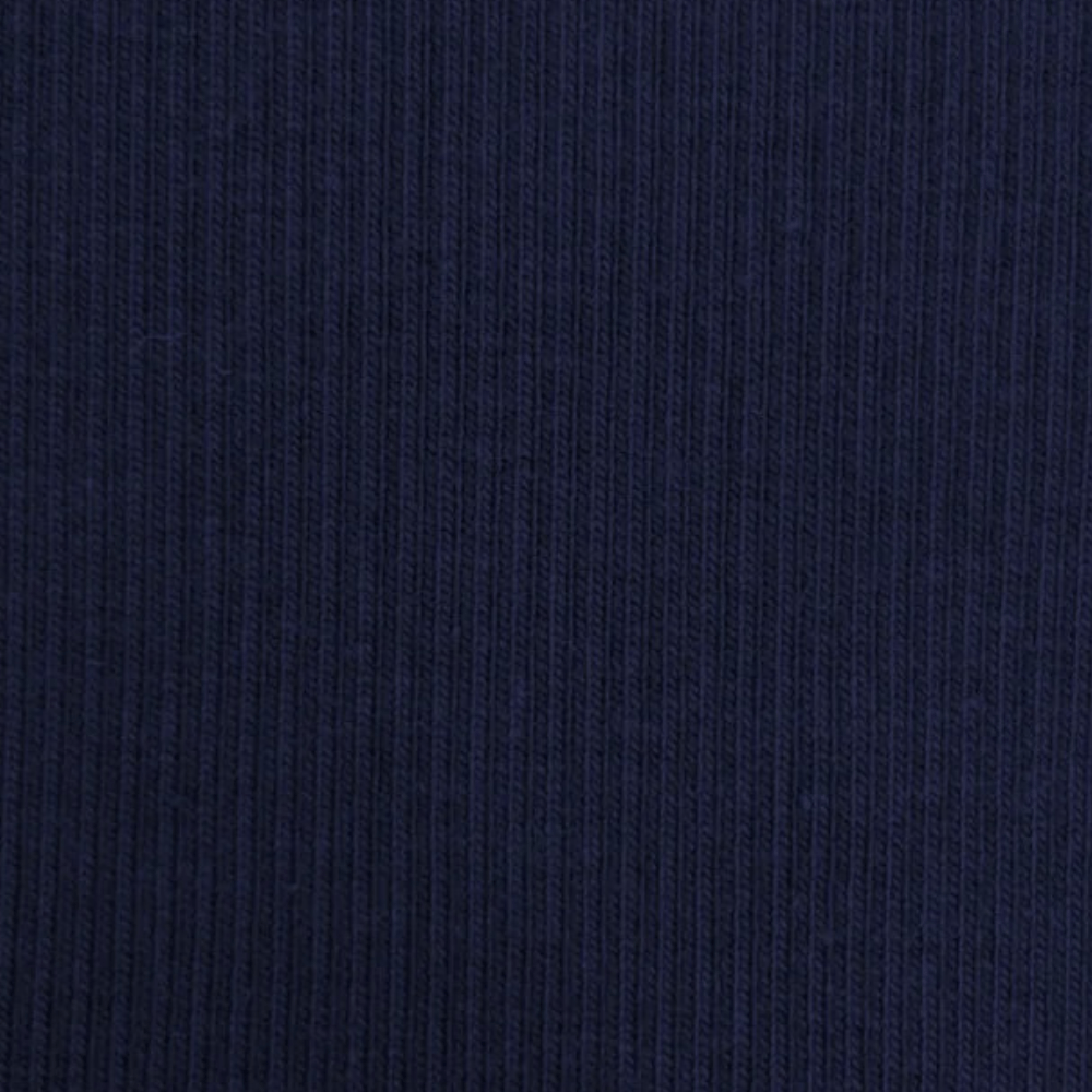 Ribbing 2x1 | Collars & Cuffs | Ink Blue - Ragland Fabrics