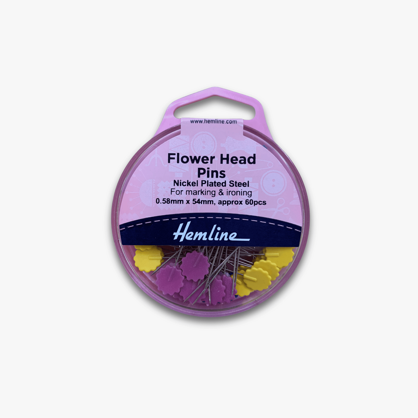 Flower Headed Pins - Ragland Fabrics