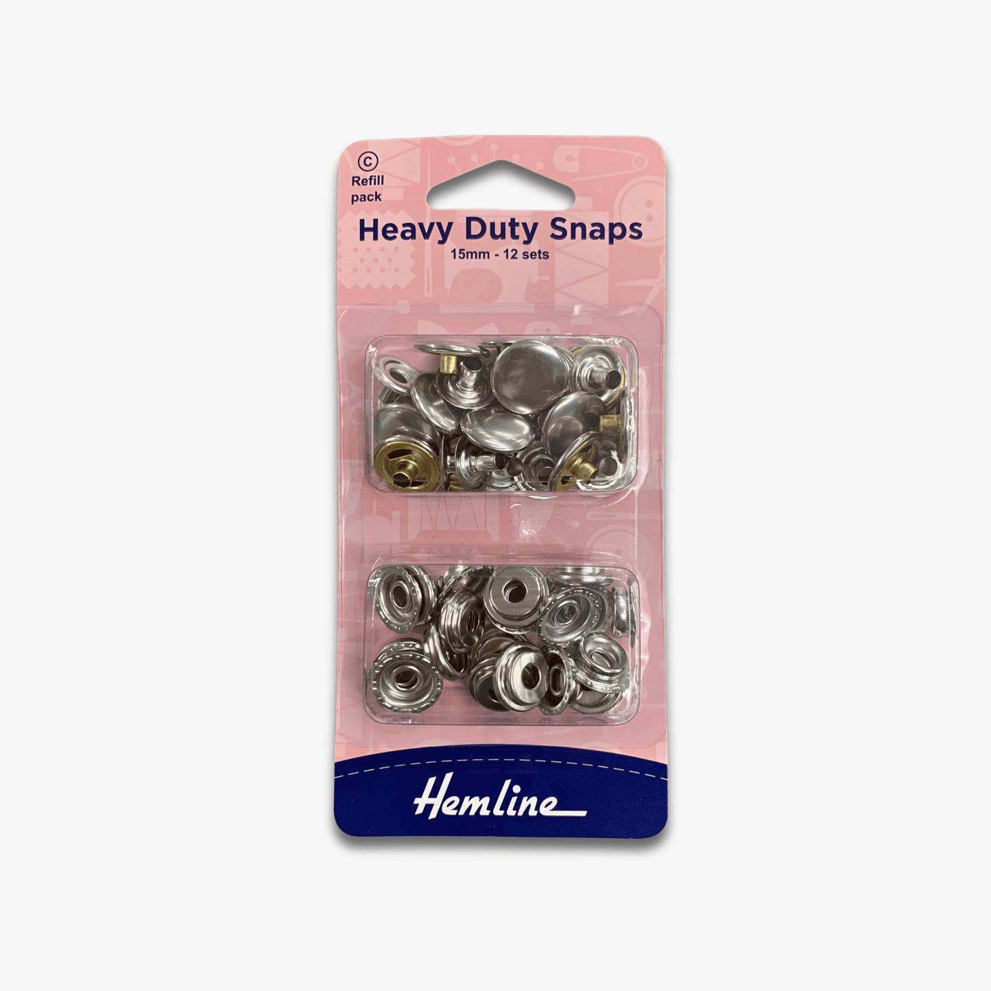 Heavy Duty Snap Refill | 12 Sets - Ragland Fabrics