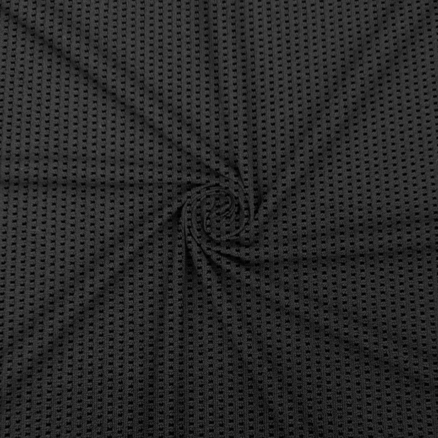 Stretch Eyelet Mesh Black