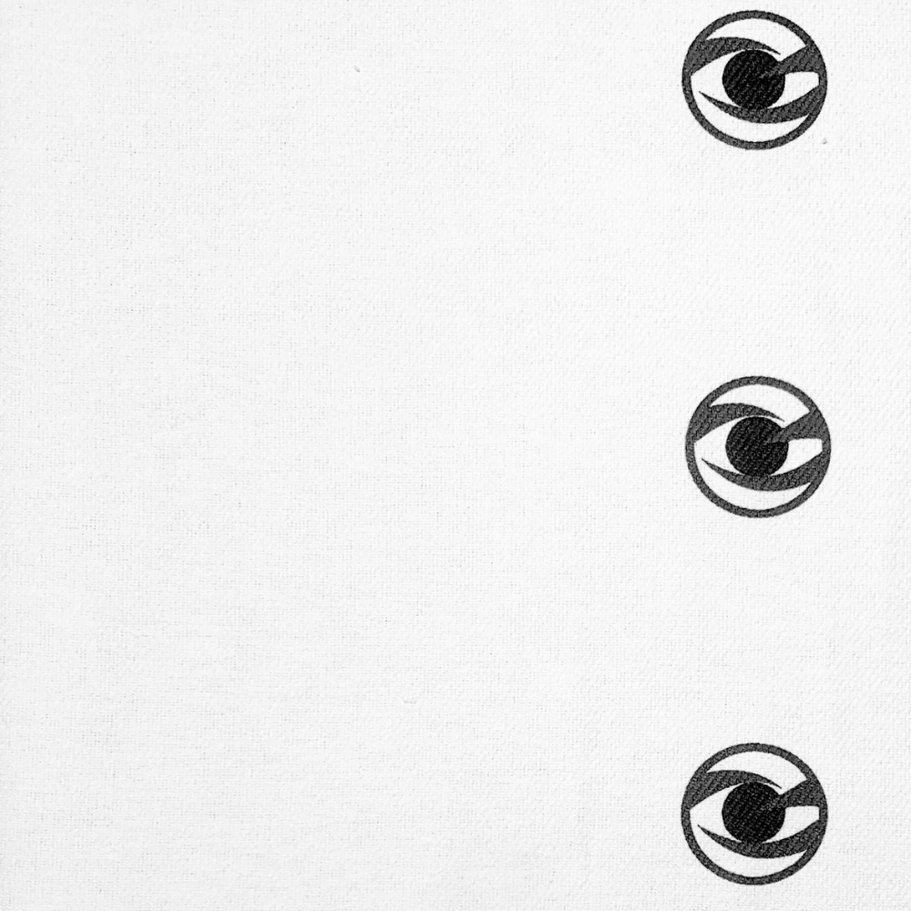 Hospital Receiver Blanket 100% Cotton White Round Print - Ragland Fabrics