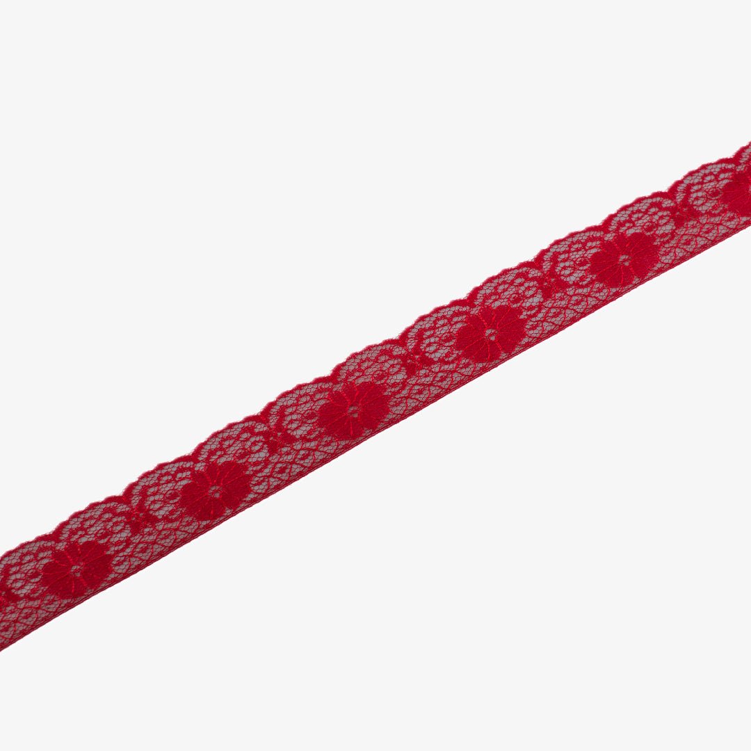 Nylon Lace 1496 | Red - Ragland Fabrics