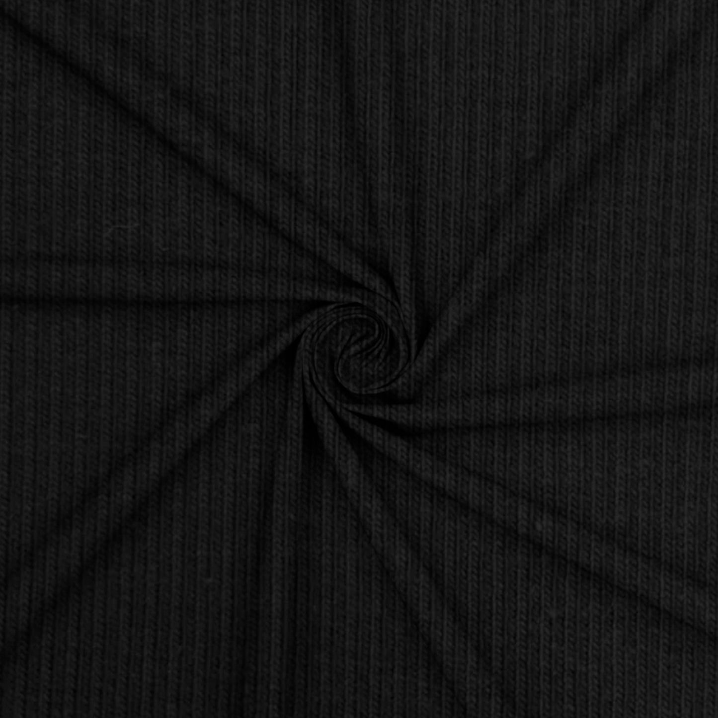 Ribbing 2x1 | Collars & Cuffs | Black - Ragland Fabrics
