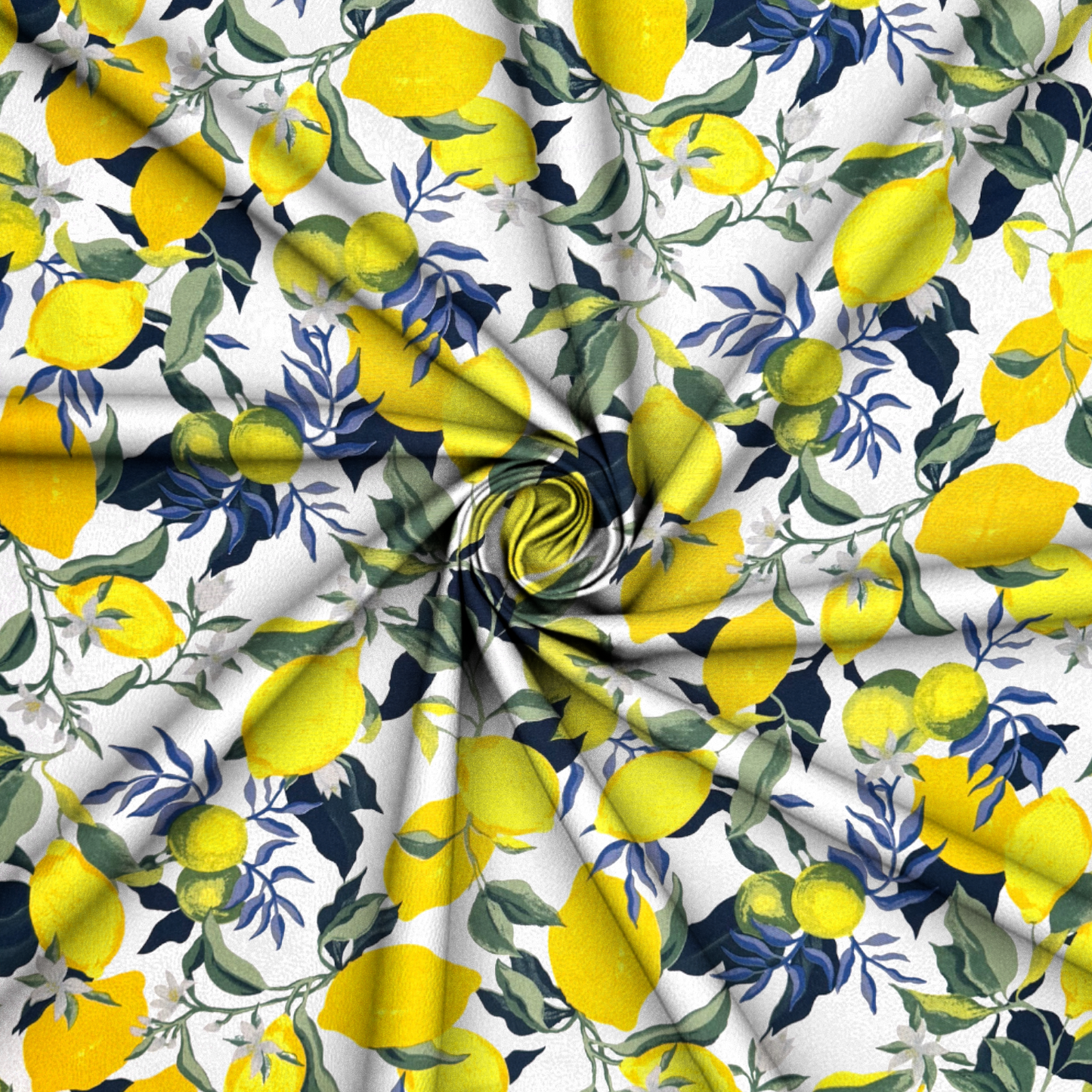 Printed Mini Matt Zesty Lemon White