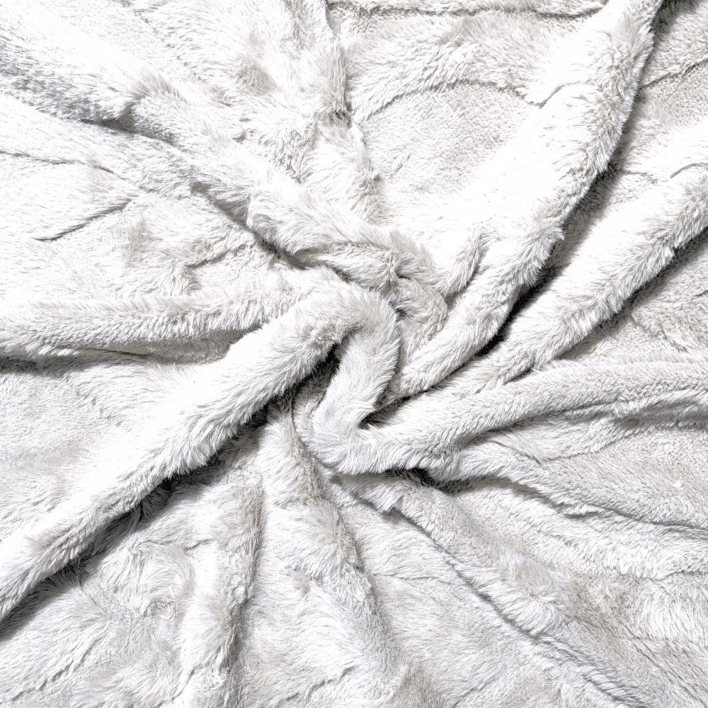 Chain Link Luxury Fur - Off White - Ragland Fabrics