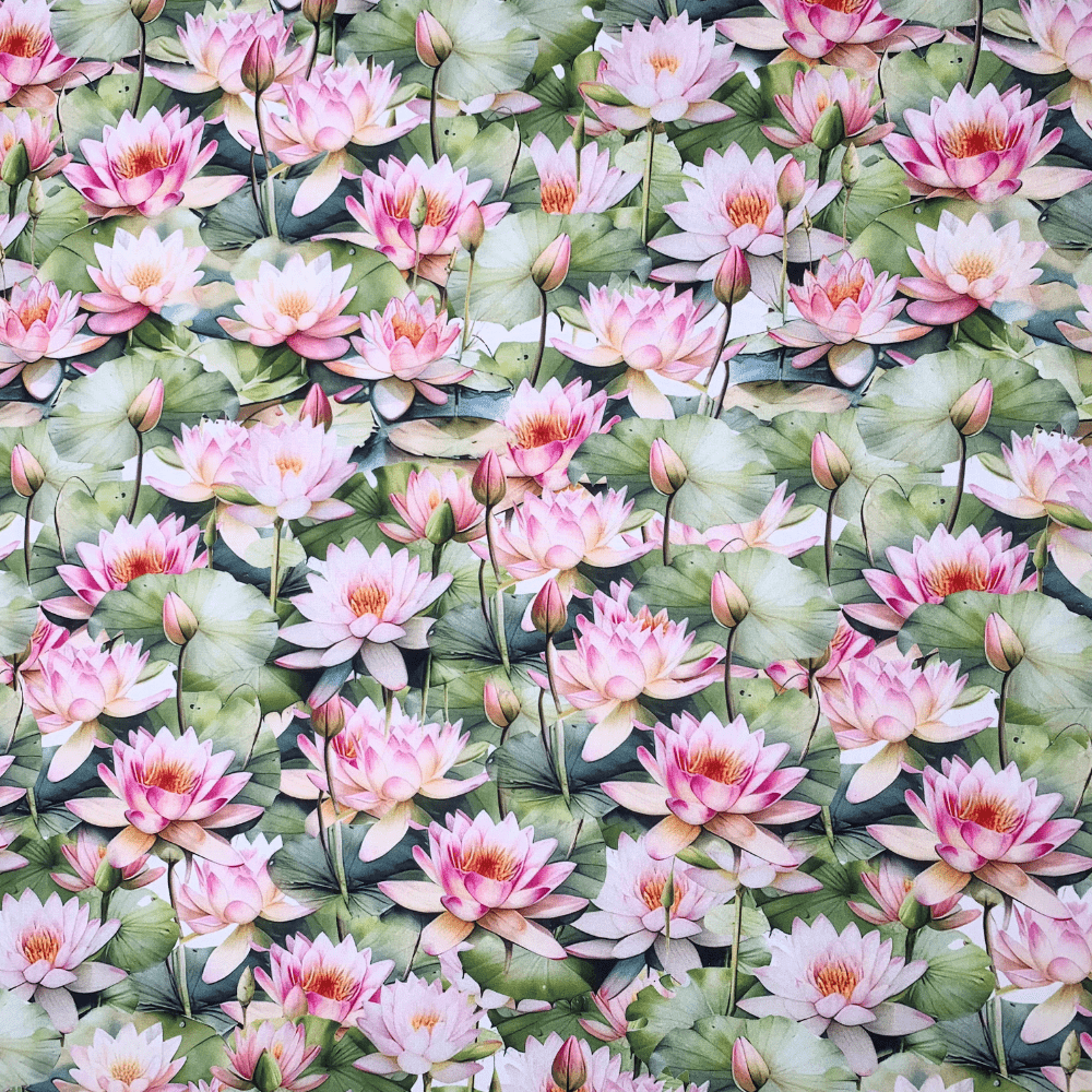 Viscose Printed Challis Lilly - Ragland Fabrics