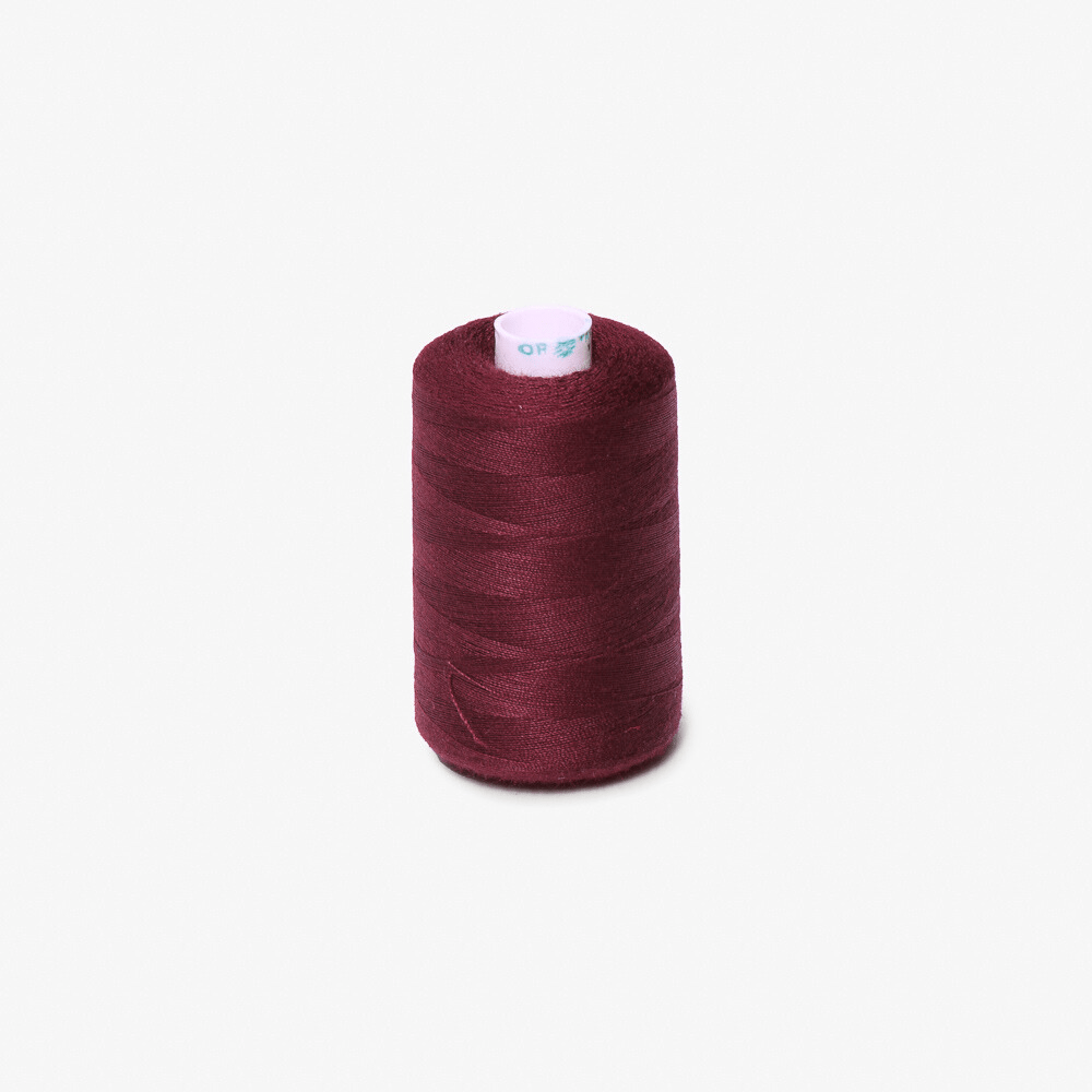 Thread 1000met Reel Dark Maroon 155 - Ragland Fabrics