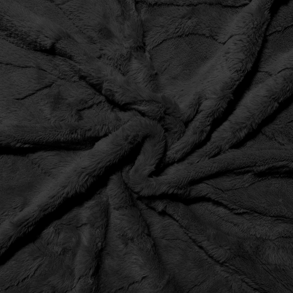 Chain Link Luxury Fur - Black - Ragland Fabrics