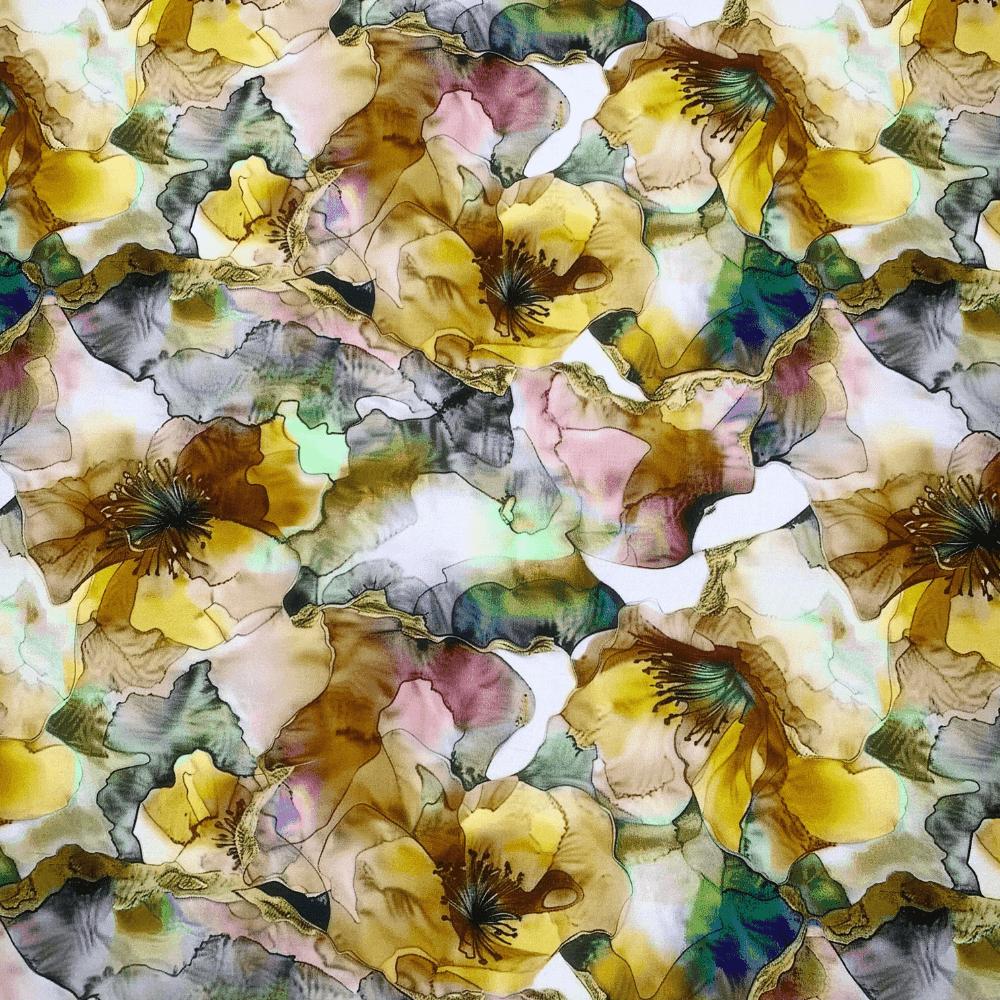 Viscose Printed Challis Des.25 1 - Ragland Fabrics