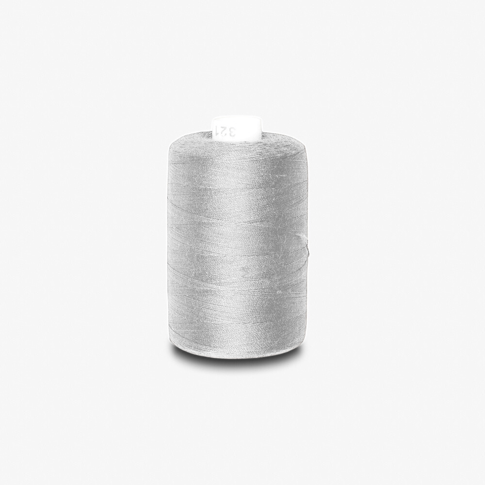 Thread 1000met Reel Pale Grey 321 - Ragland Fabrics