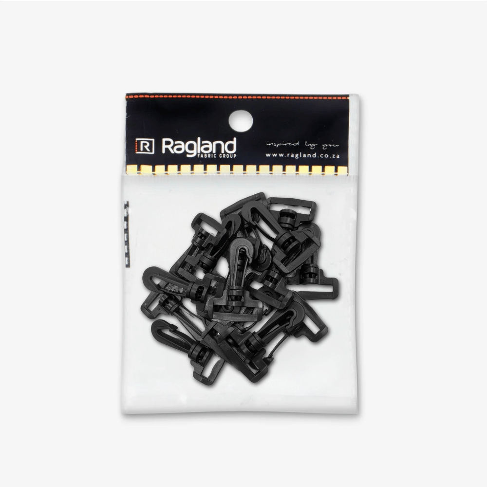 Snap Swivel Hooks Plastic 30mm - Ragland Fabrics