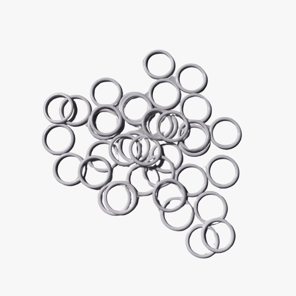 Bra Rings - 13mm | White - Ragland Fabrics