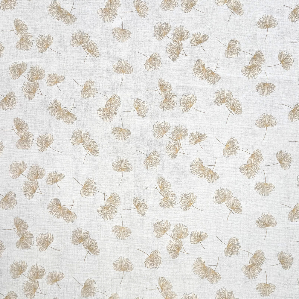 Printed Muslin Dandelion 150cm