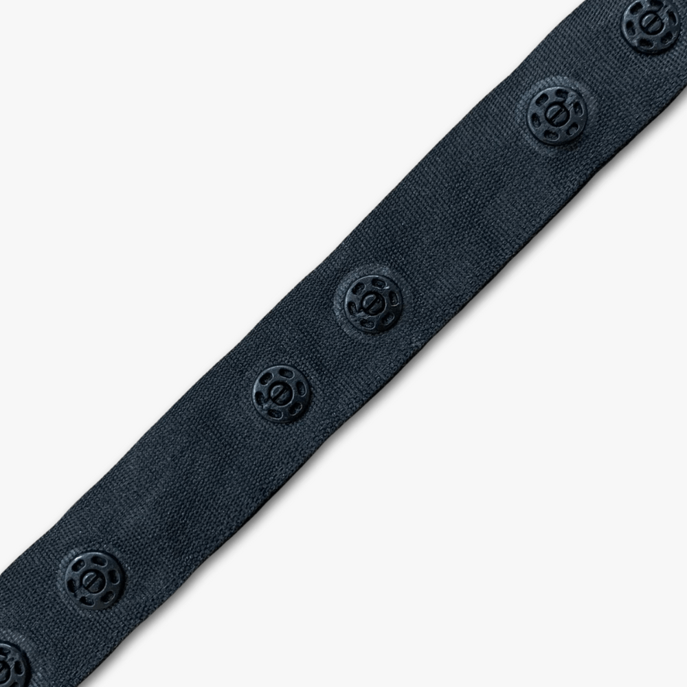 Snap Fastener Tape - 20mm | Black - Ragland Fabrics