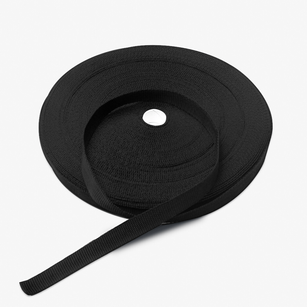 Webbing 20mm Black - Ragland Fabrics