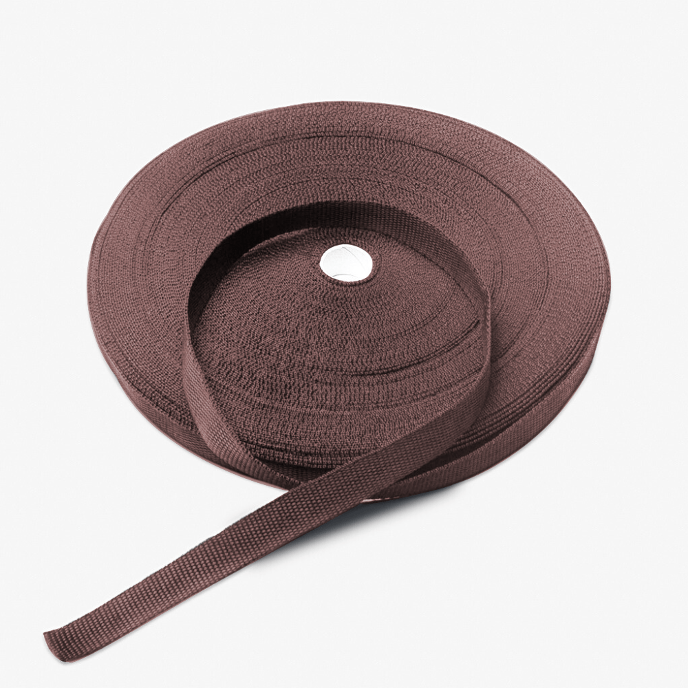 Webbing 20mm Chocolate 19 - Ragland Fabrics