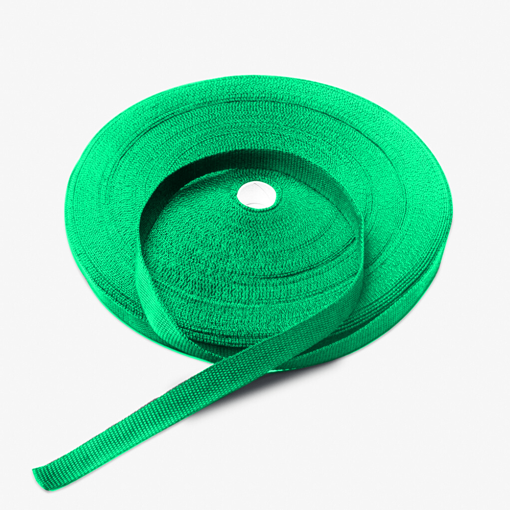 Webbing Emerald Green 20mm - Ragland Fabrics