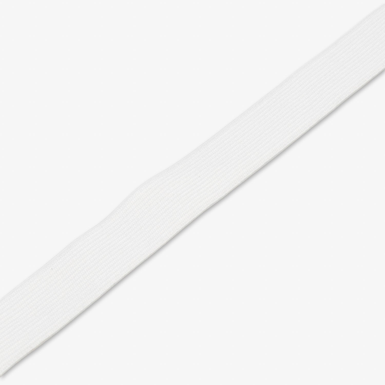 Elastic Knitted White 25mm (Woolies) - Ragland Fabrics