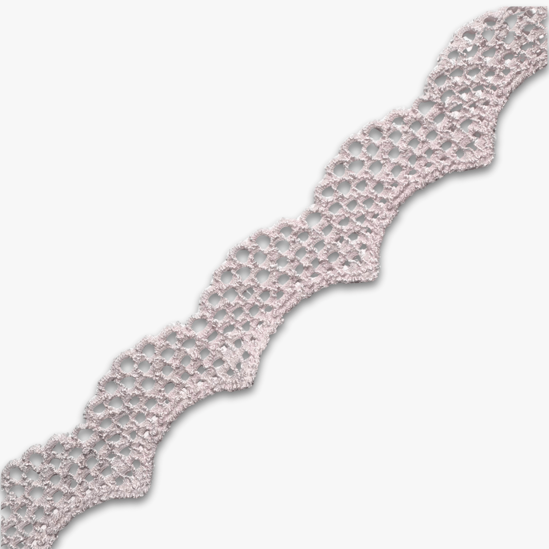 Lace Torchon Light Pink Art.15 - Ragland Fabrics