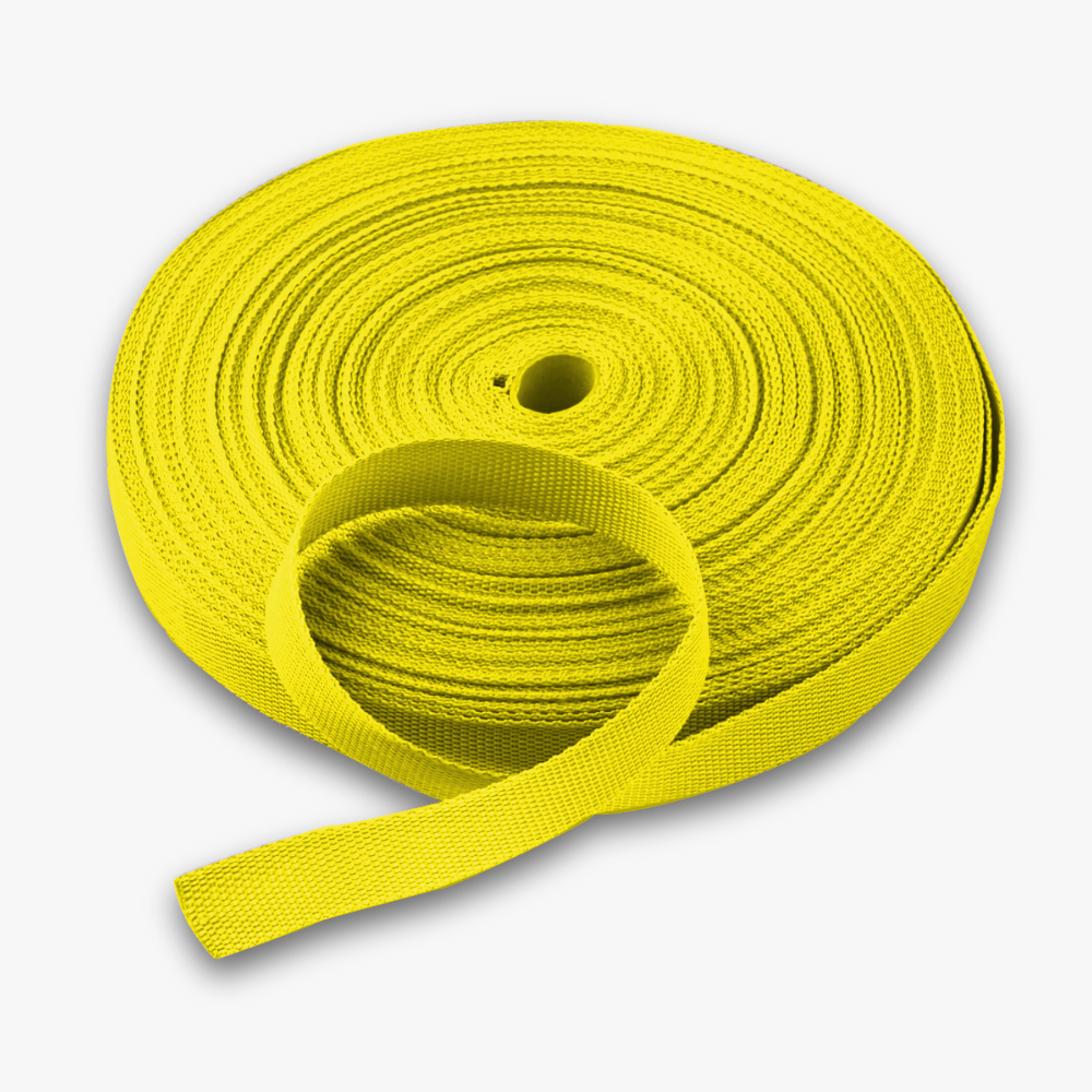 Webbing 25mm Yellow 5 - Ragland Fabrics