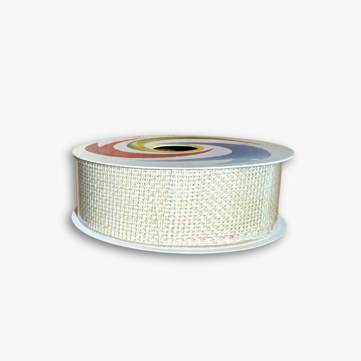 Hessian Ribbon 25mm | Cream