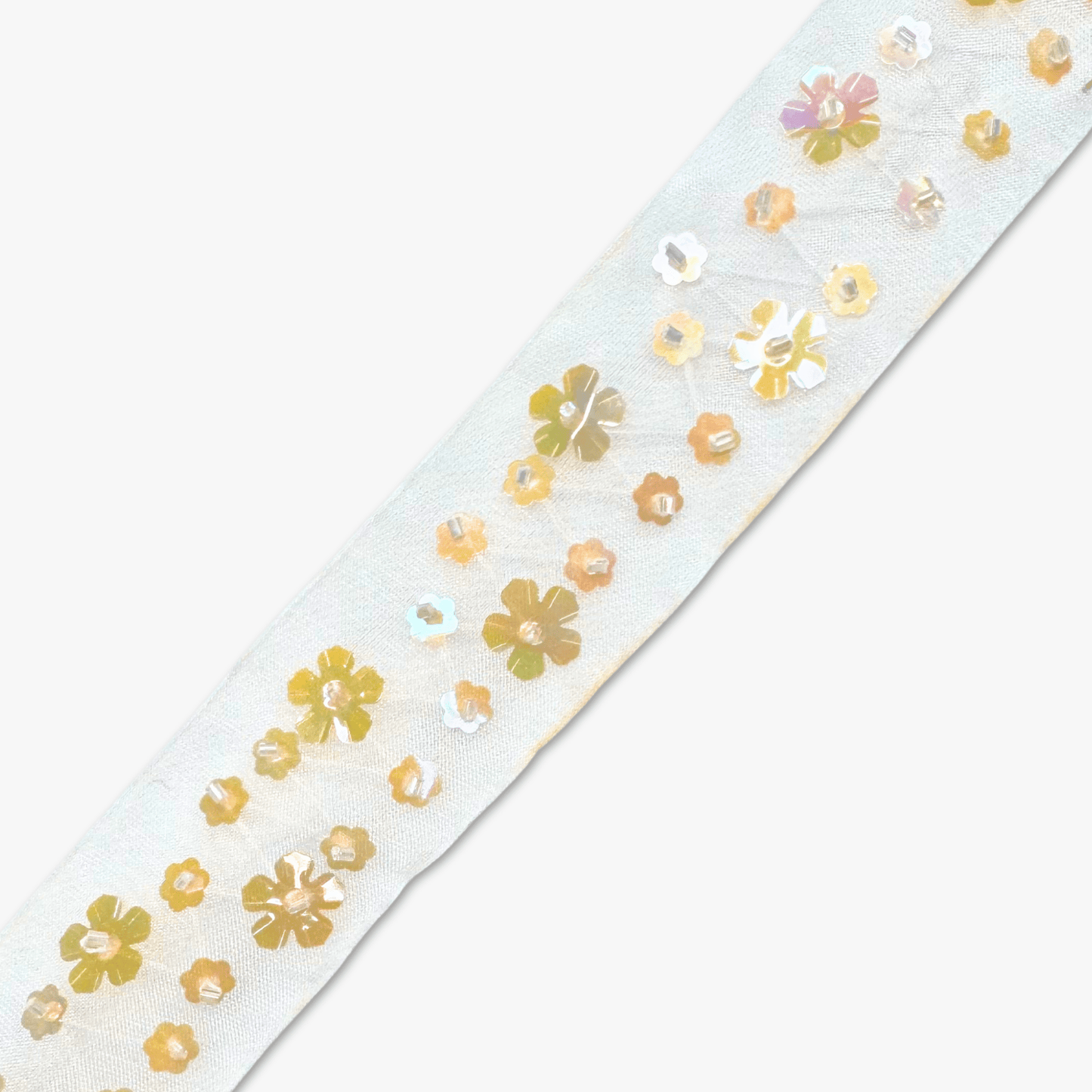 Organza Floral Lace 40mm - Ragland Fabrics