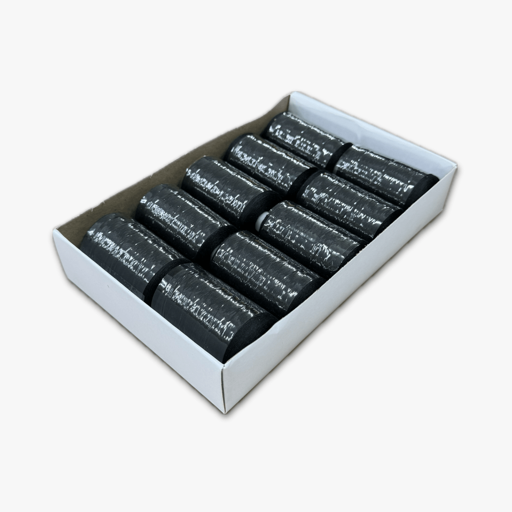 Thread 1000met Reel Black - Ragland Fabrics