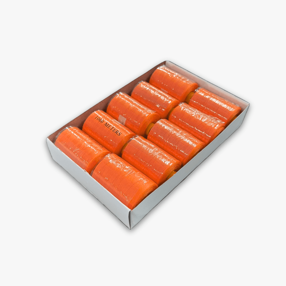 Thread 1000met Reel Orange 121 - Ragland Fabrics