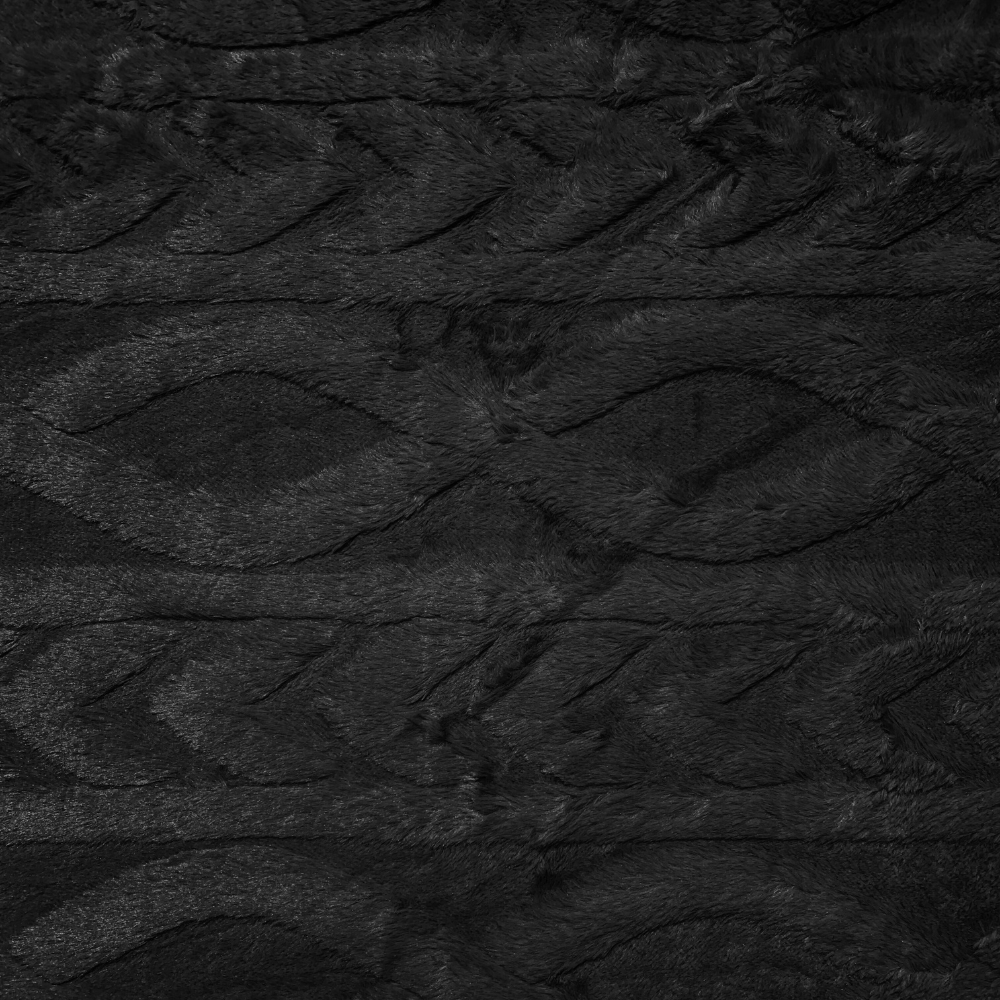 Chain Link Luxury Fur - Black - Ragland Fabrics