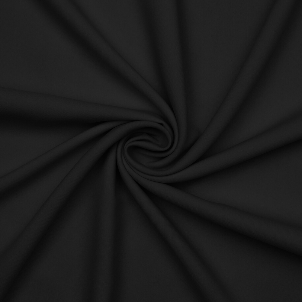 Cotton Blend Shirting 150cm - BLACK - Ragland Fabrics