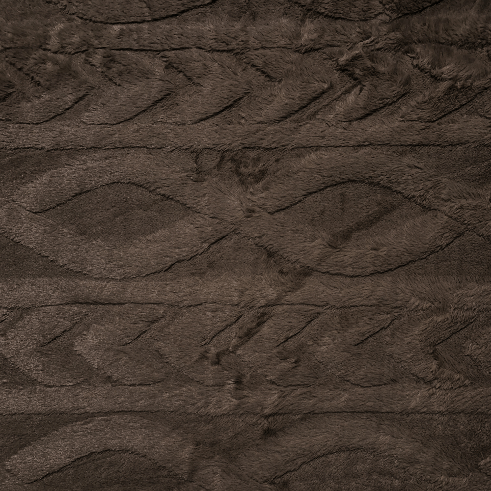 Chain Link Luxury Fur - Chocolate - Ragland Fabrics