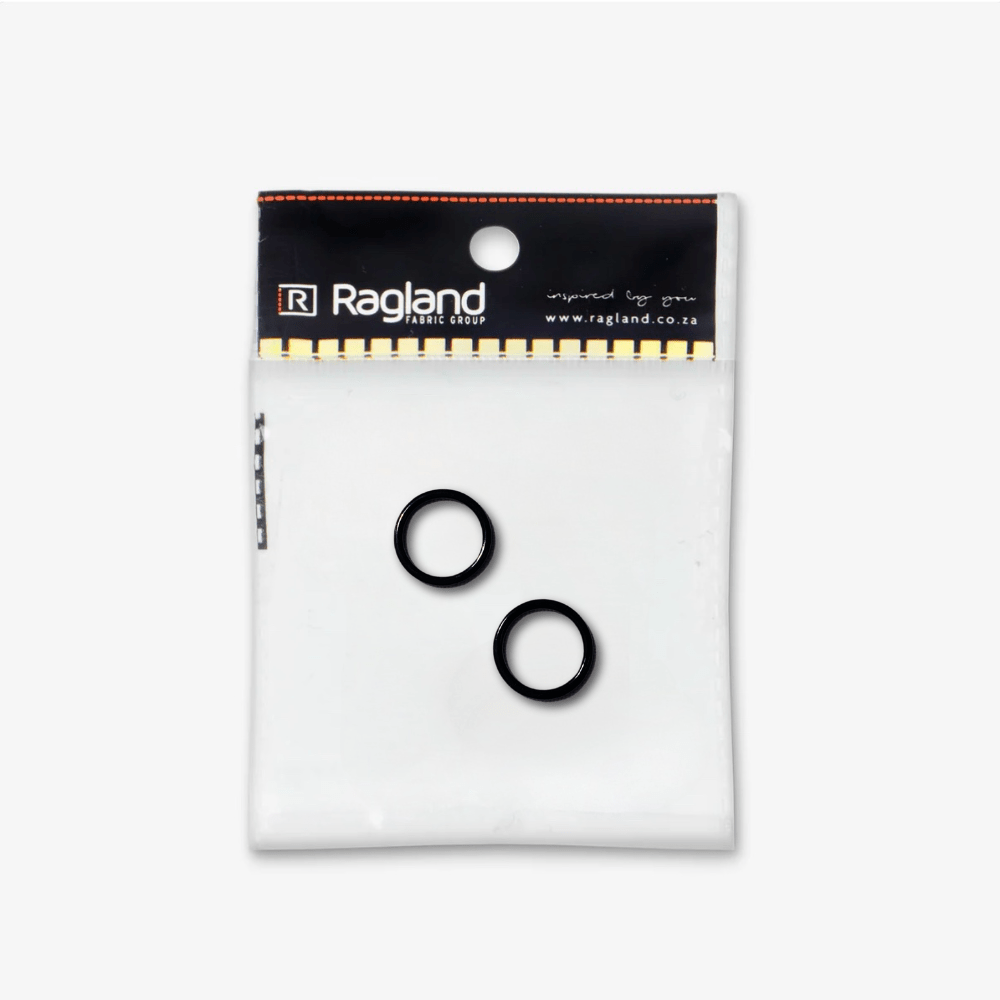Bra Rings - 13mm | Black - Ragland Fabrics