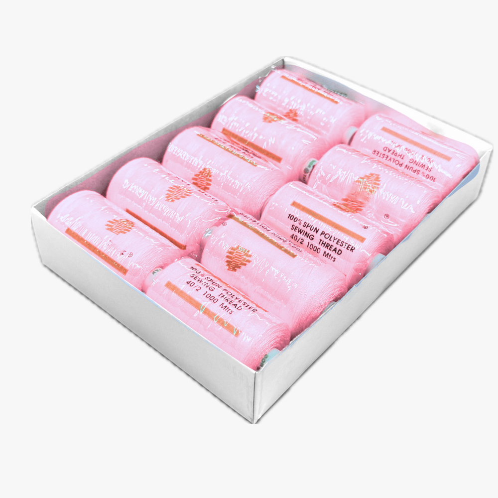 Thread 1000met Reel Pink 131 - Ragland Fabrics