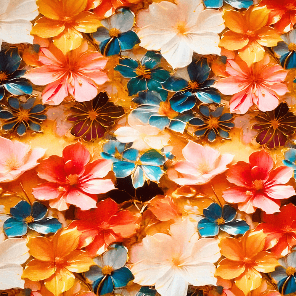 Viscose Printed Challis Des.24 2 - Ragland Fabrics