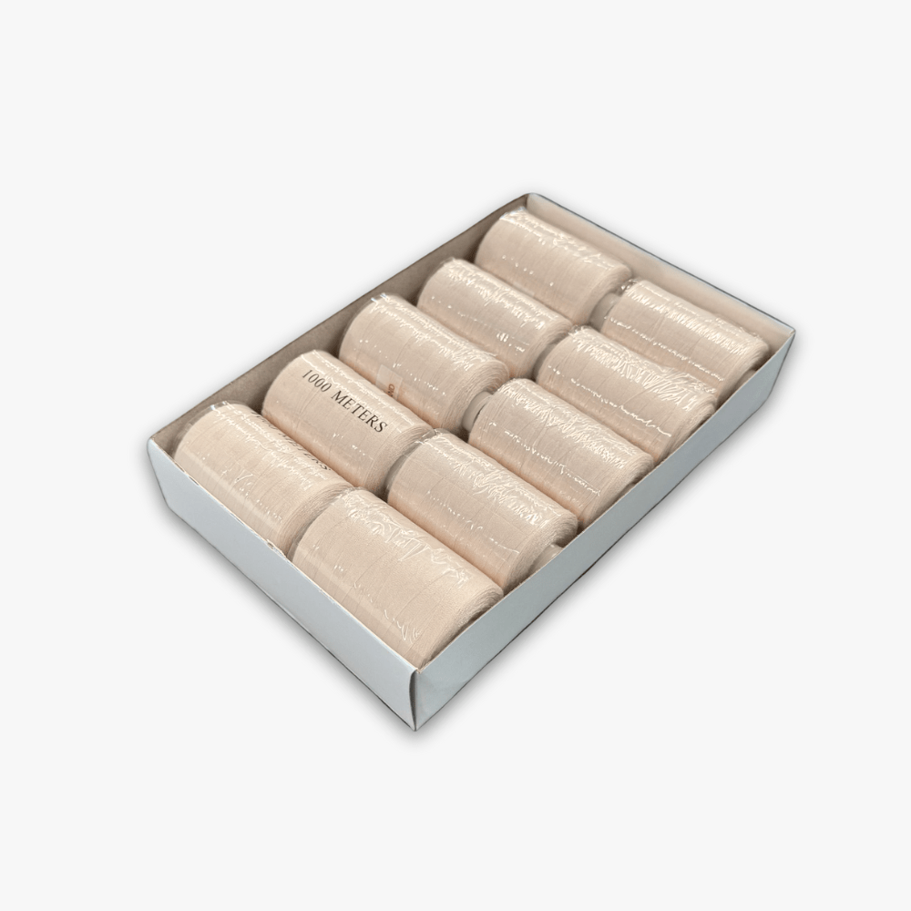 Thread 1000met Reel Ivory 207 - Ragland Fabrics