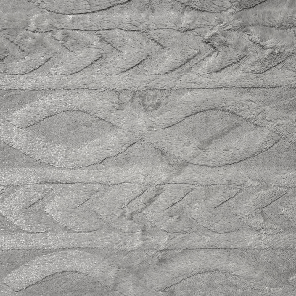 Chain Link Luxury Fur - Grey - Ragland Fabrics