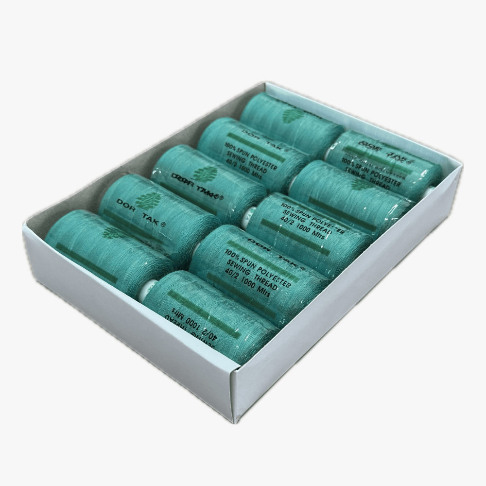 Thread 1000met Reel Turquoise Blue 366 - CLOSEOUT - Ragland Fabrics