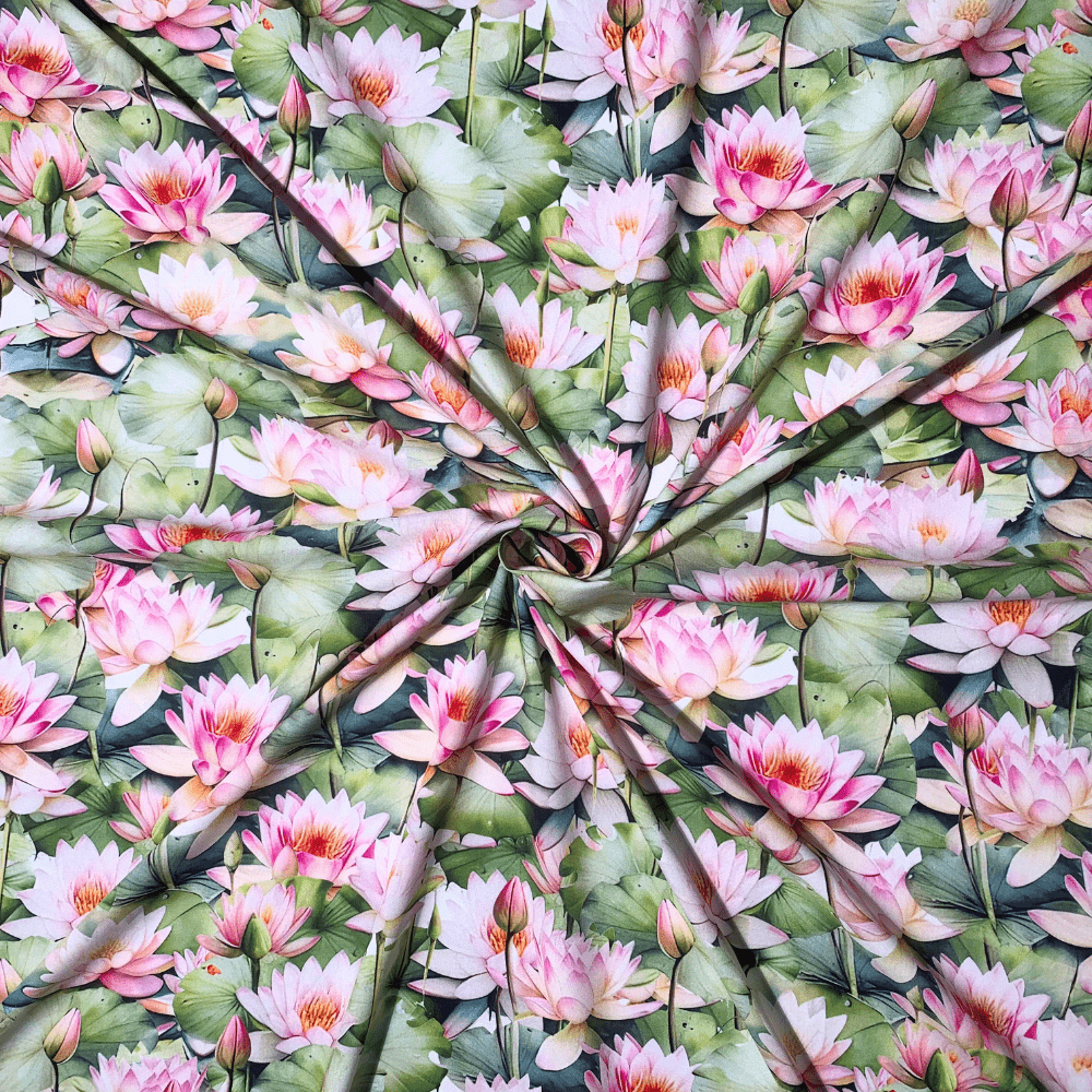 Viscose Printed Challis Lilly - Ragland Fabrics