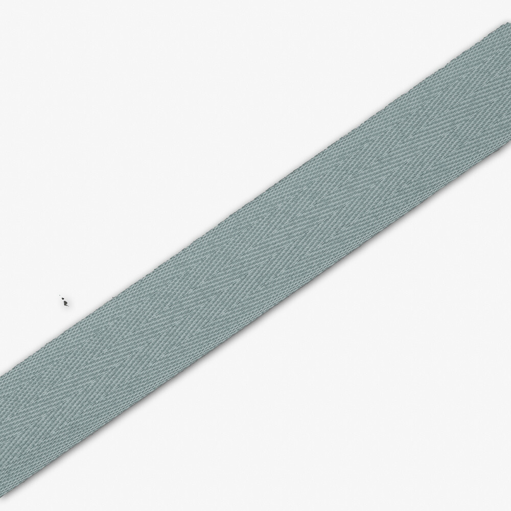 Twill Tape Polyester Grey #17 25mm