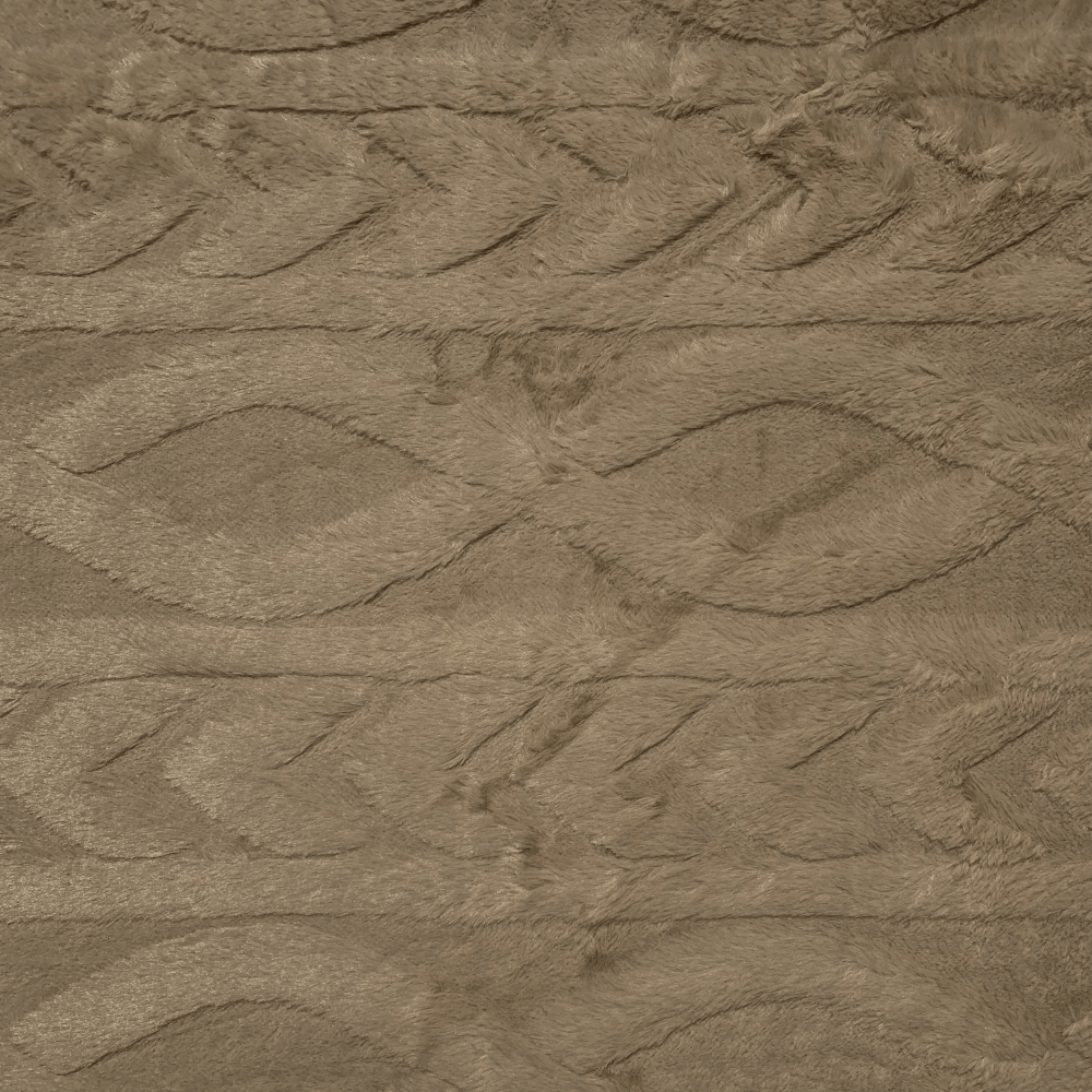 Chain Link Luxury Fur - Stone - Ragland Fabrics