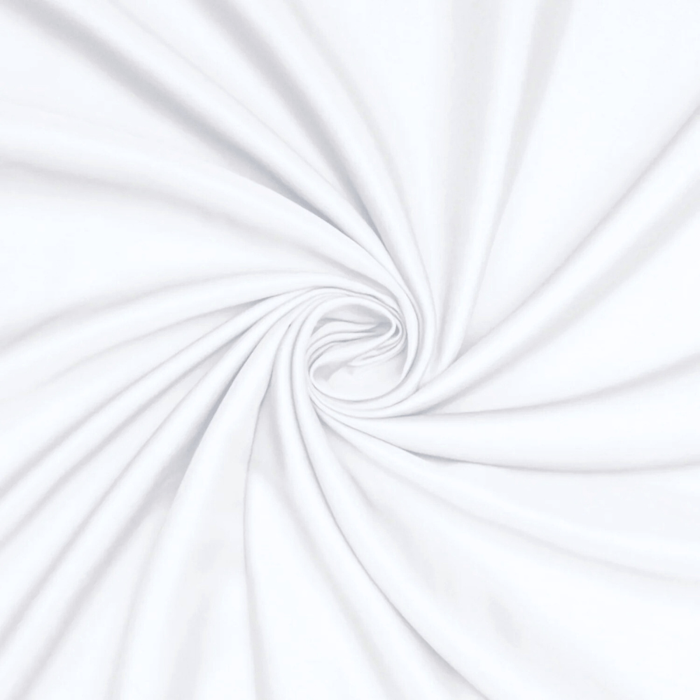 Poly - Twist Fabric White - Ragland Fabrics