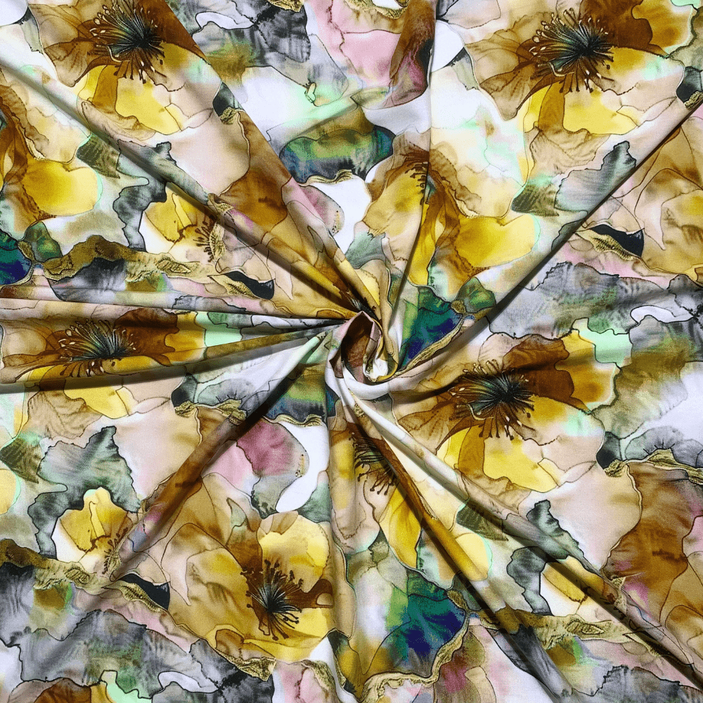 Viscose Printed Challis Des.25 1 - Ragland Fabrics