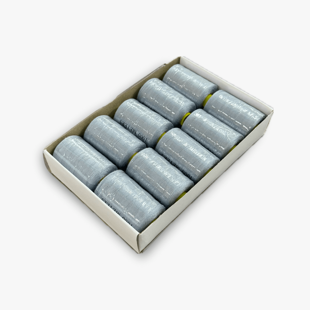 Thread 1000met Reel Medium Grey 324 - Ragland Fabrics