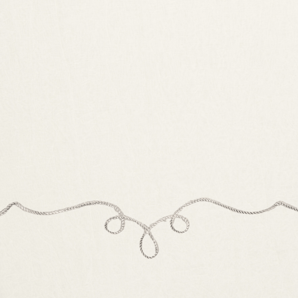 Cornely Crushed Loopy Voile Cream 280cm - Ragland Fabrics