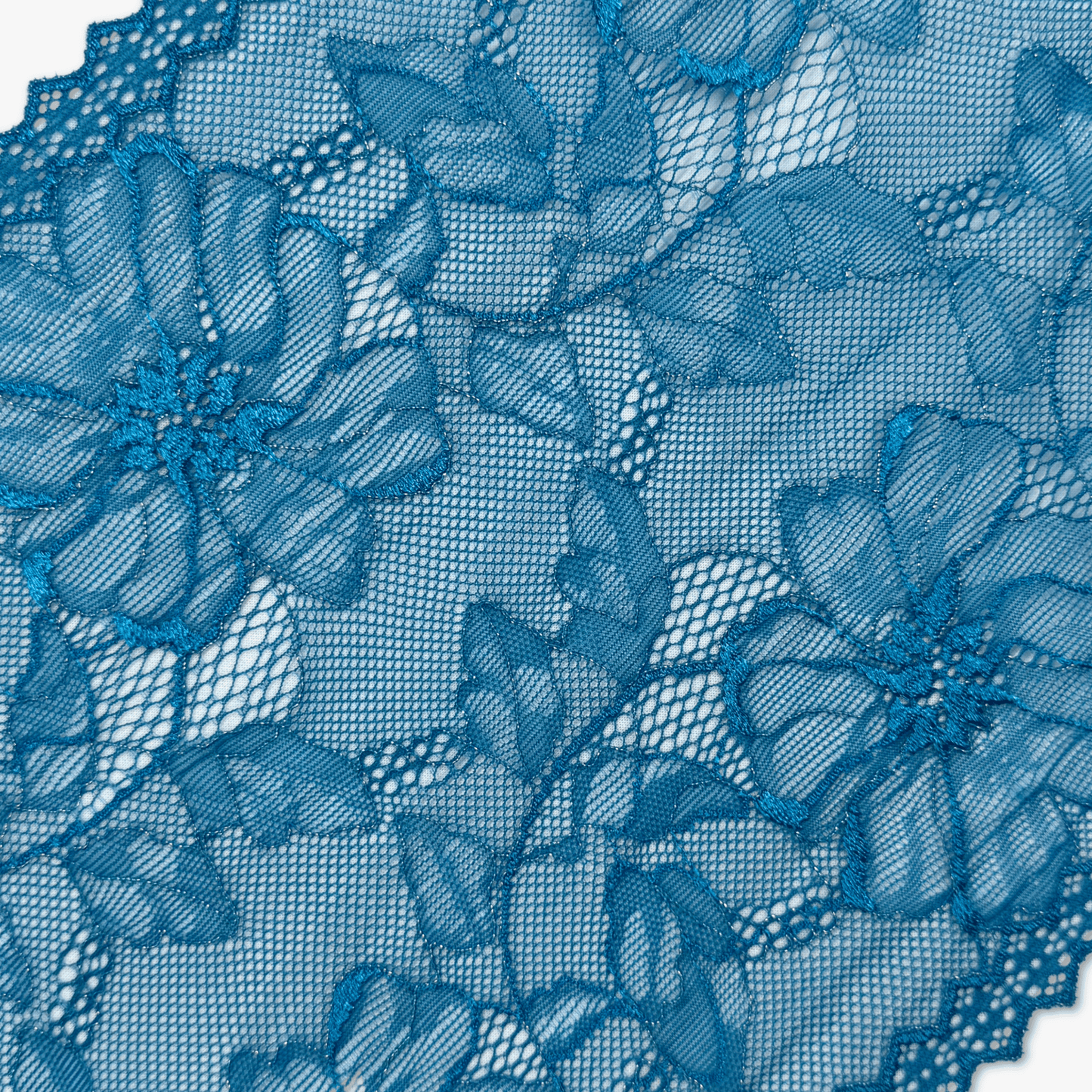 Nylon Lace TBD Blue 215mm - Ragland Fabrics