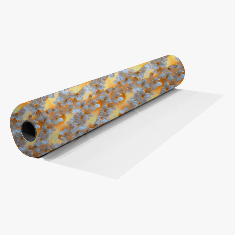 Viscose Printed Challis Floral Yellow - Ragland Fabrics