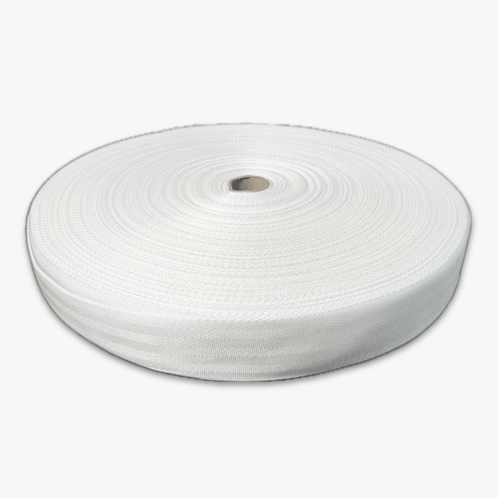 Seatbelt Webbing White 50mm - Ragland Fabrics