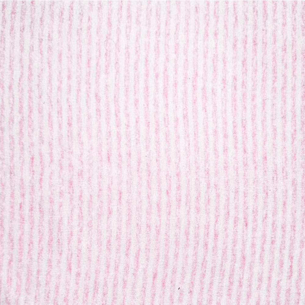 Cotton Knit Stripe Baby Pink - Ragland Fabrics